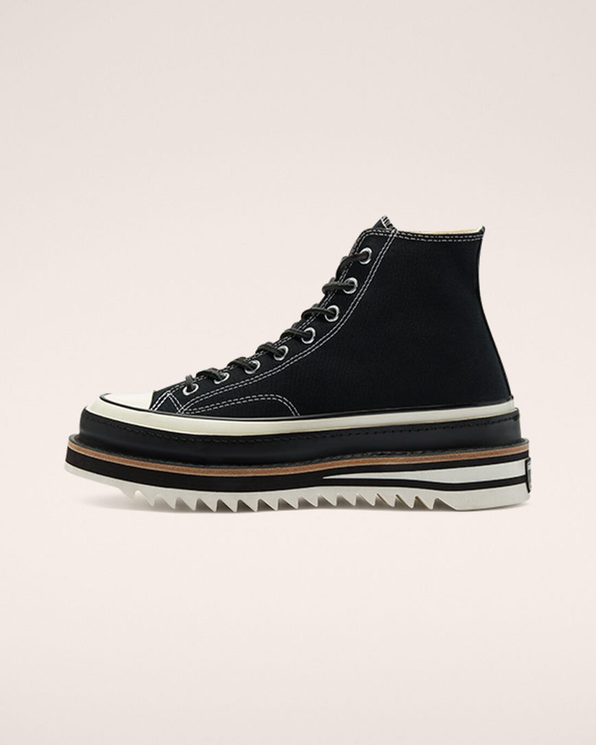 Zapatillas Altas Converse Chuck 70 Trek Mujer Negras | PE 5ELP27